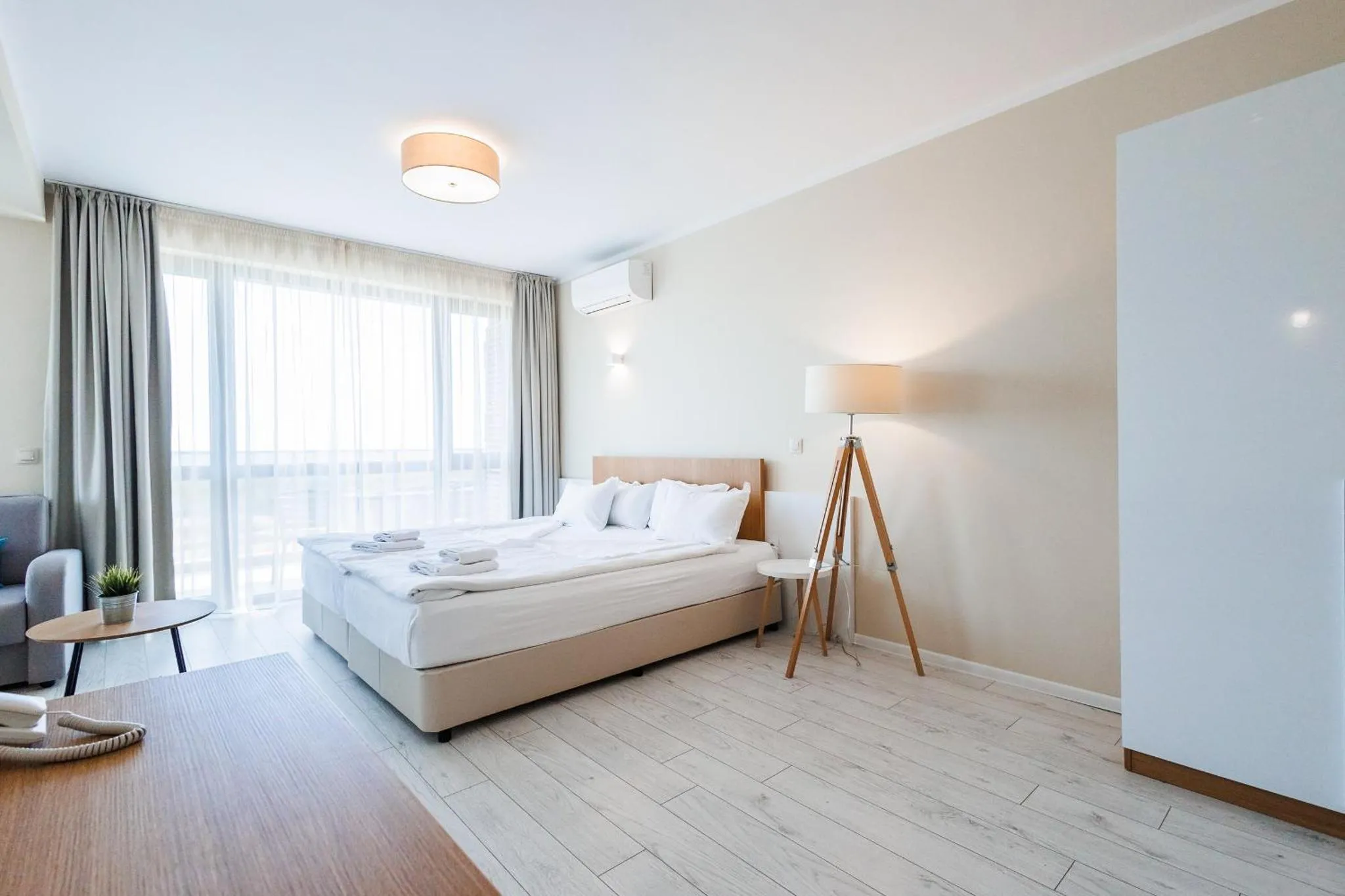 Двойна делукс стая с изглед към морето – St. Panteleimon Beach Hotel, Несебър
