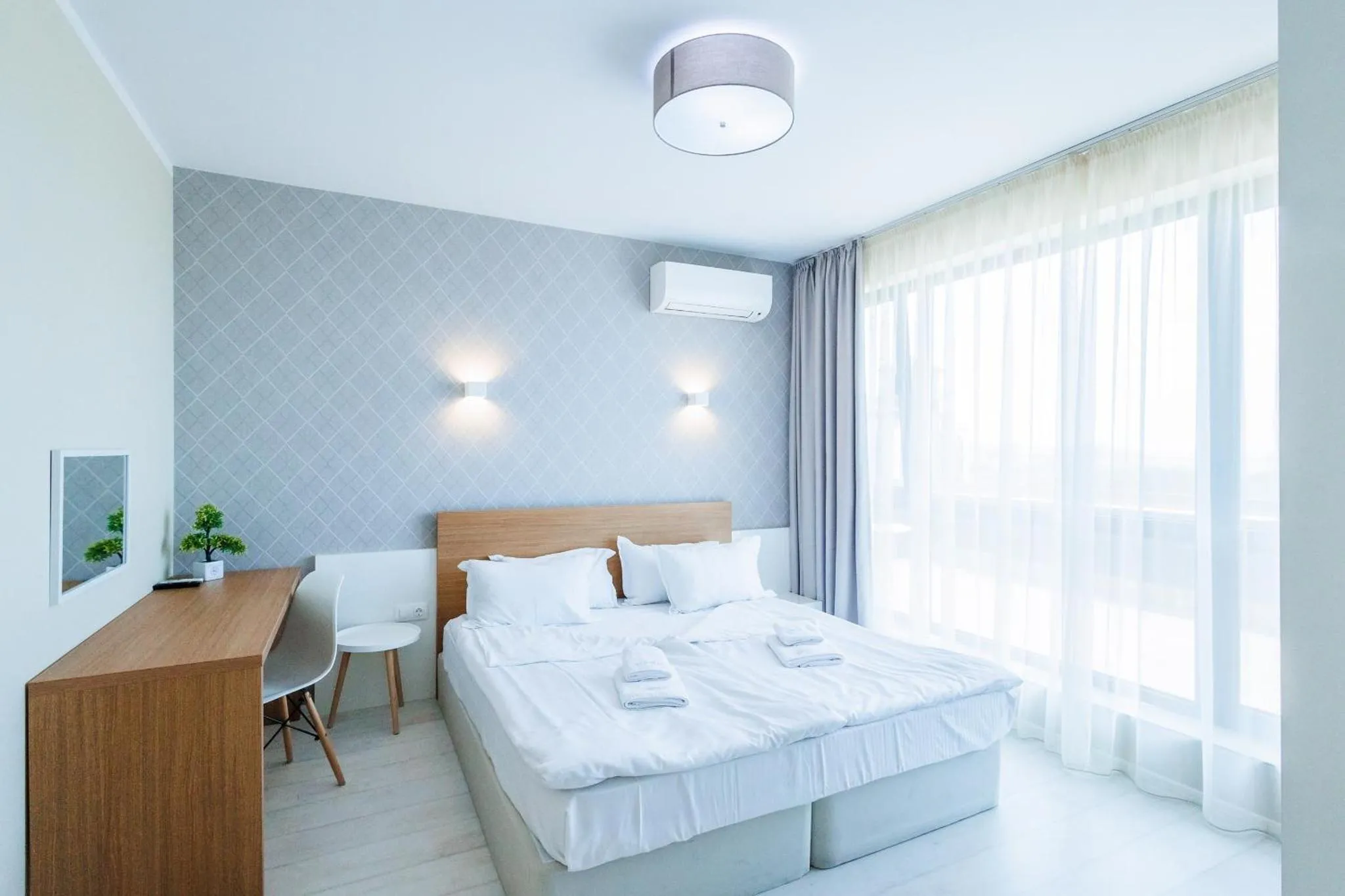 Двойна делукс стая с изглед към морето – St. Panteleimon Beach Hotel, Несебър