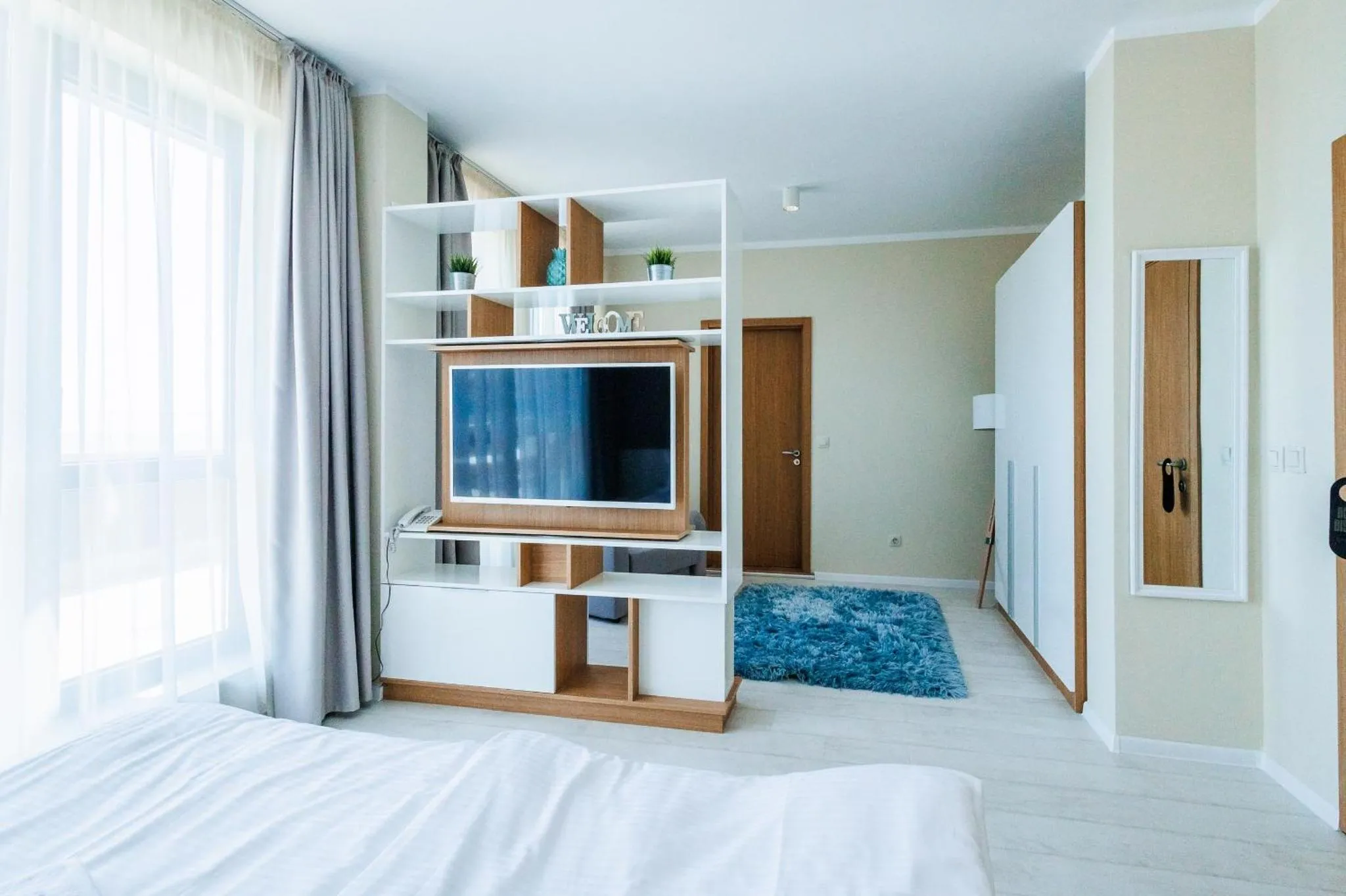 Двойна делукс стая с изглед към морето – St. Panteleimon Beach Hotel, Несебър